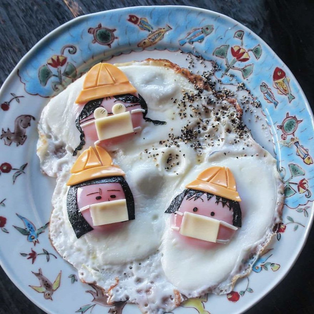 dizájn étel japán gyerek fogás játék