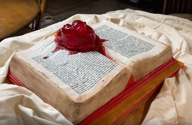 videó valentin-nap könyv szív torta