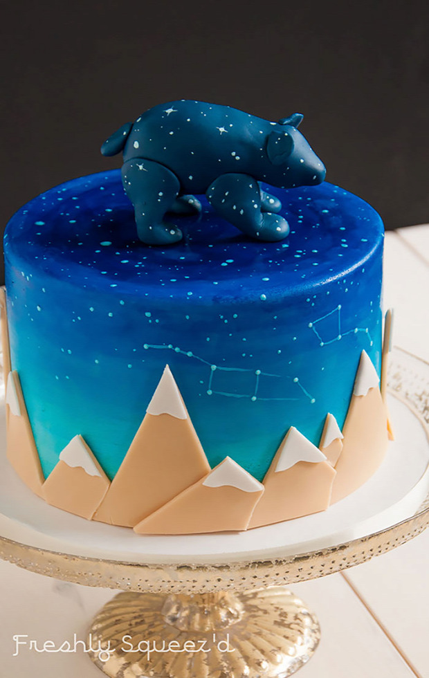 hétvégi dizájn sütemény galaktikus űr