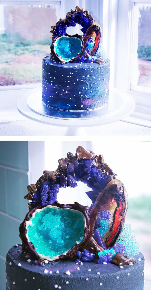 hétvégi dizájn sütemény galaktikus űr