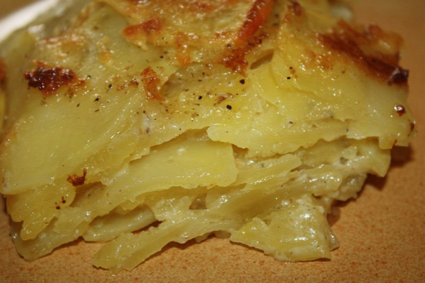 recept főétel melegétel köret gratin krumpli burgonya csicsóka