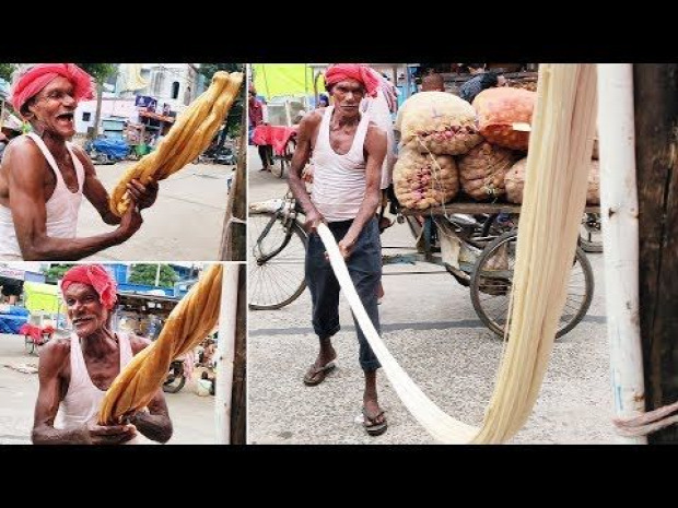 Street Food Thaiföld cukorka jaggery öreg