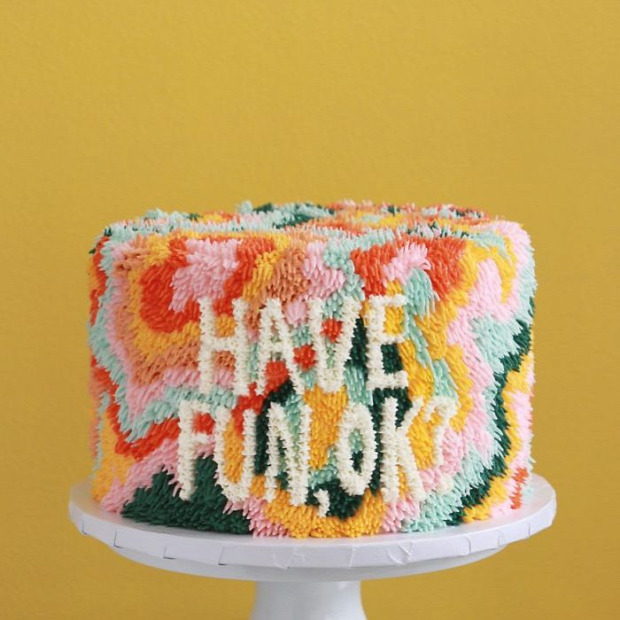 sütemény torta dizájn szőnyeg perzsa
