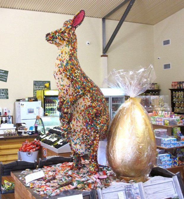 dizájn kenguru cukorka húsvét