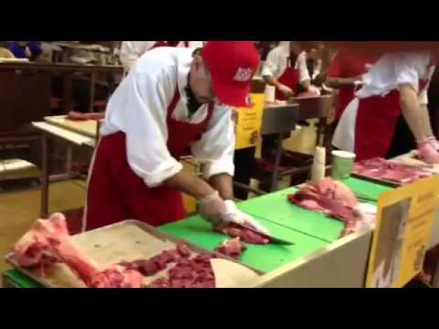 videó hús kés fűrész