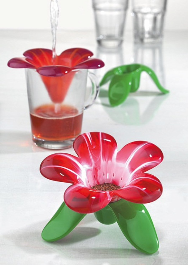 Hétvégi dizájn virág tea filter teafilter