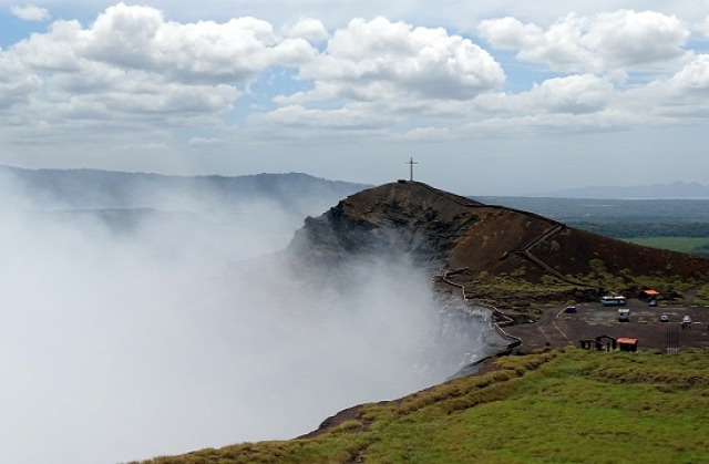 Nicaragua Granada Mombacho-vulkán Masaya-vulkán Apoyo-krátertó