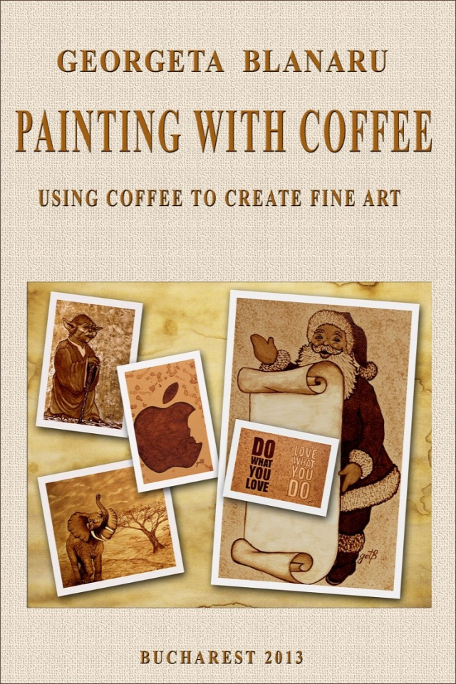 kávé művészet festés