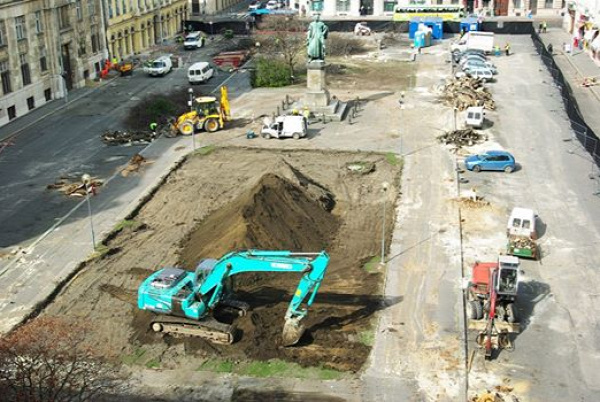 József nádor tér fakivágás V. kerület