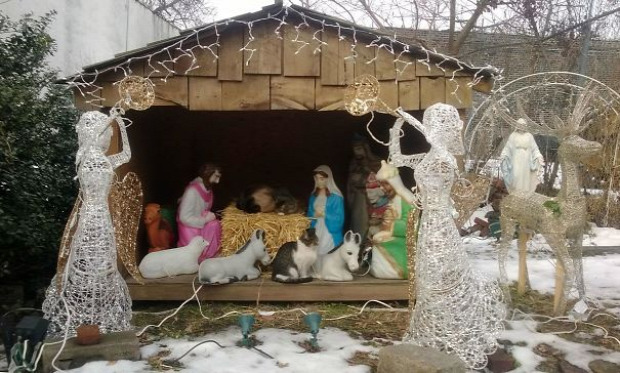 Karácsony Betlehem jászol