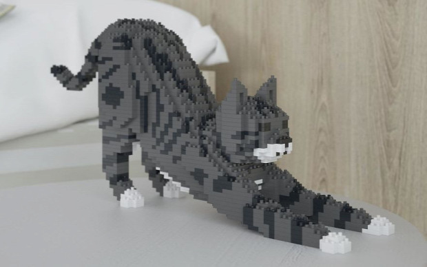 macska lego kocka építés