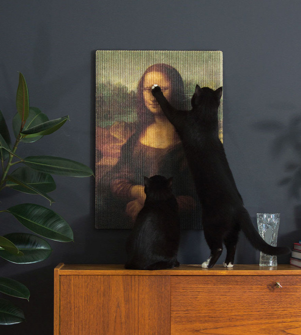 macskakaparó festmény mestermű mona lisa
