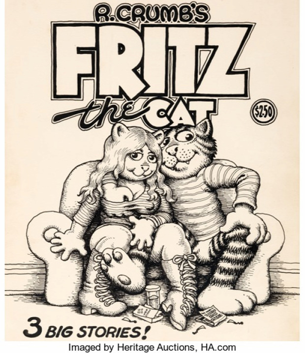 árverés képregény borító Fritz