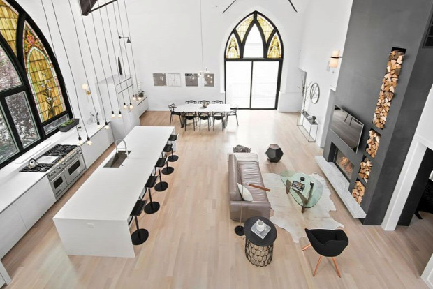 A világ érdekes Chicago templom átalakítás lakóház
