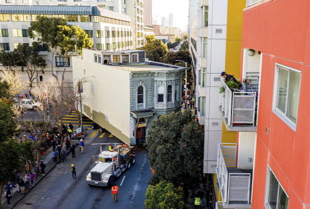 San Francisco épület ház költöztetés