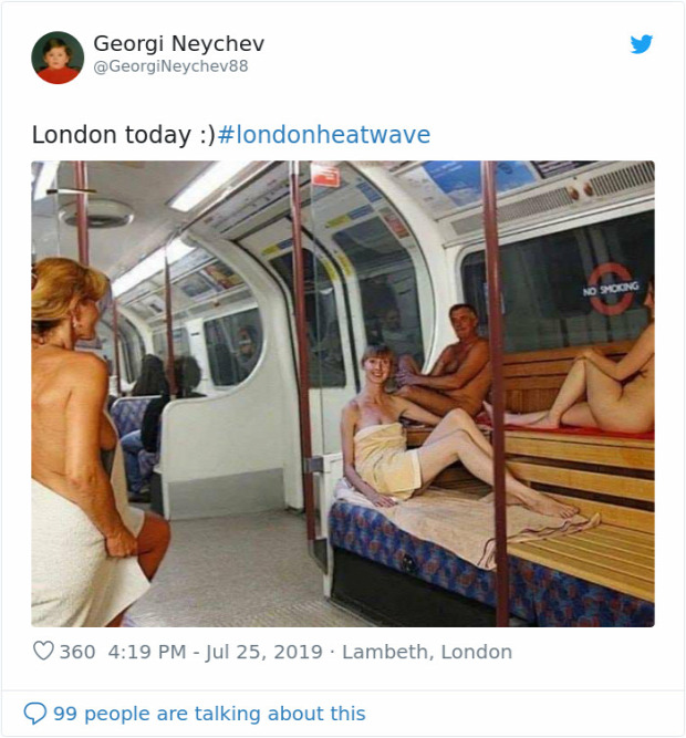 A világ érdekes London Anglia Nagy Britannia hőség kánikula forróság