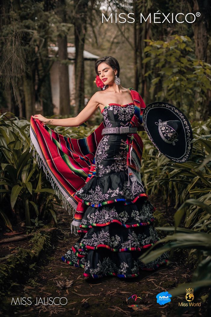 Miss Mexico 2020 szépséverseny ruhák tradicionális