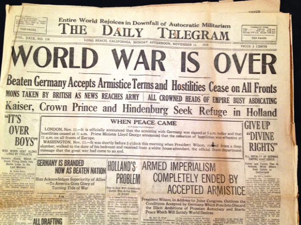 A világ érdekes újság napilap címlap történelem