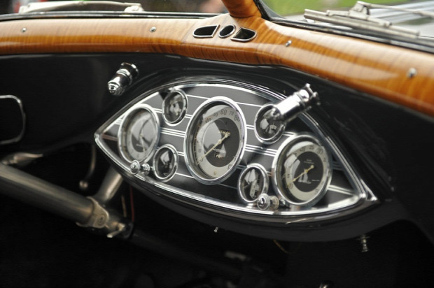 Világ érdekes 1933 Pierce Silver Arrow retró antik régi autó