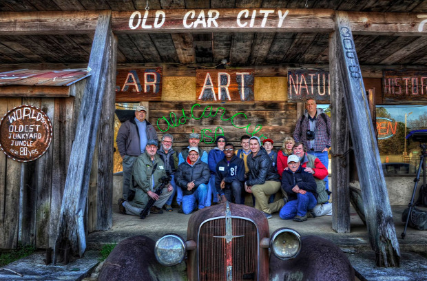 Old Car City régi autó legrégebbi  roncstelep