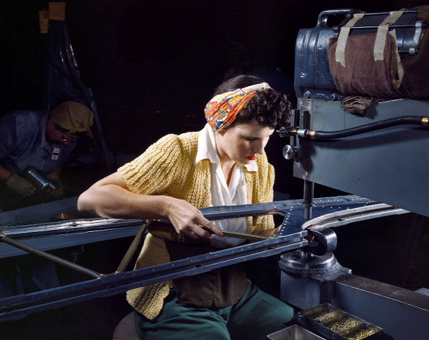 A világ érdekes világháború második nő munkaerő