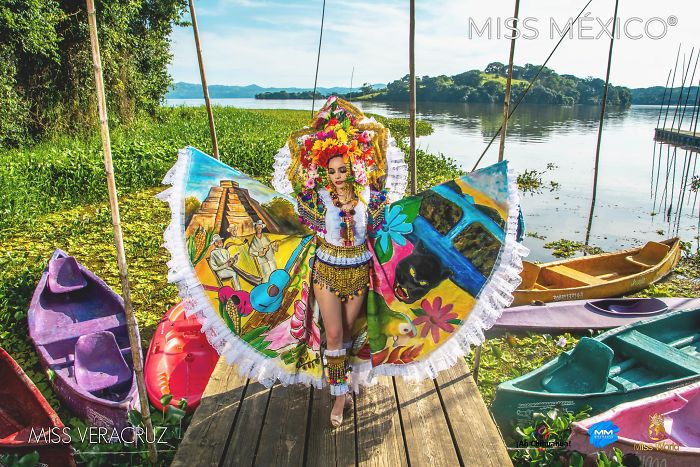 Miss Mexico 2020 szépséverseny ruhák tradicionális