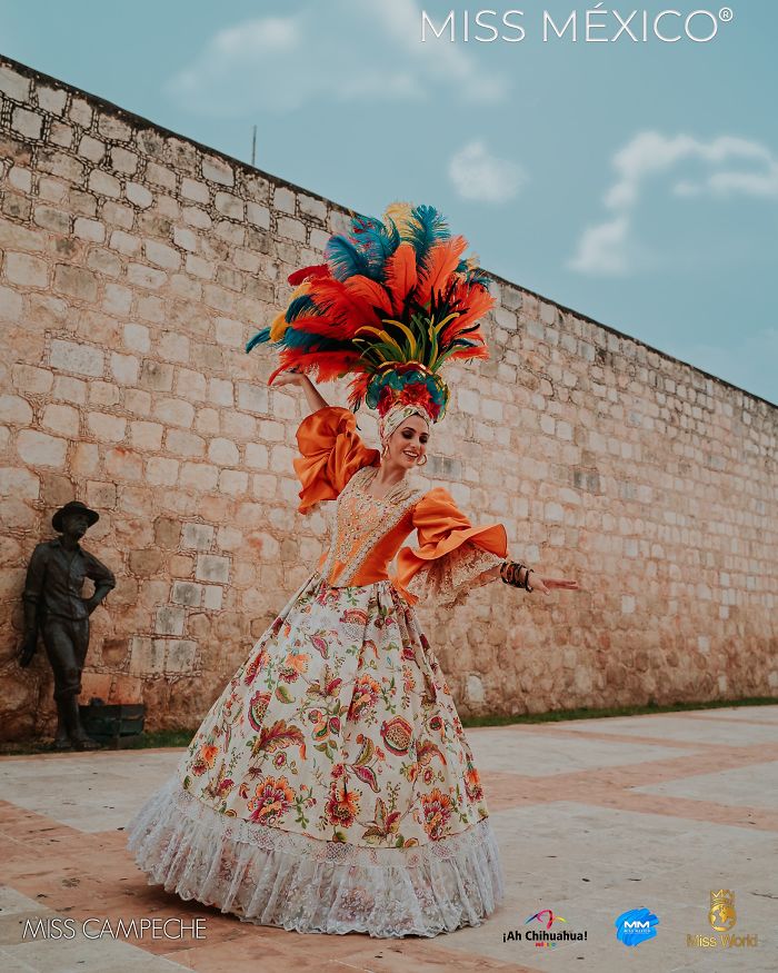 Miss Mexico 2020 szépséverseny ruhák tradicionális