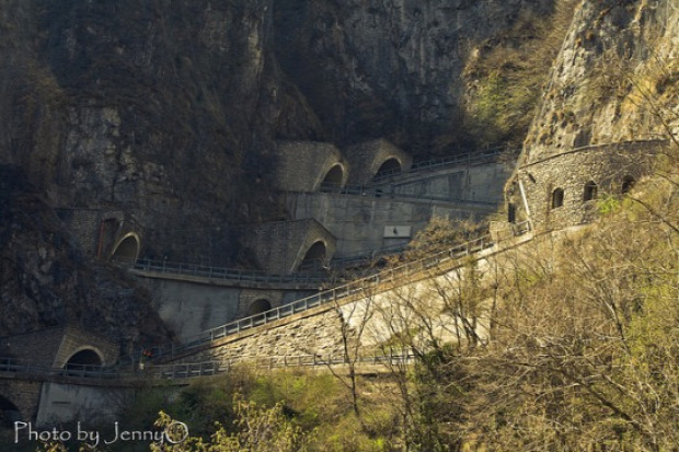 hágó átjáró pass San Baldo Olaszország első világháború Osztrak-Magyar Monarchia hadsereg szerpentin alagút Trichiana Tovena