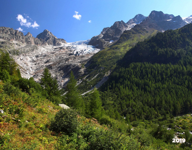 Alpok gleccser klímaváltozás felmelegedés