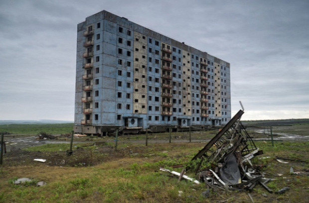 oroszország Szovjetúnió elhagyott épület a világ érdekes