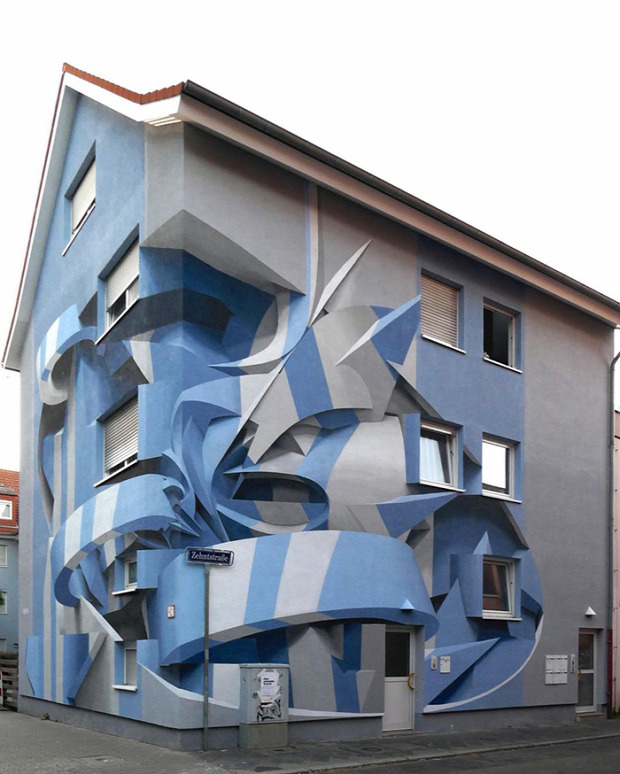 A világ érdekes graffiti 3D