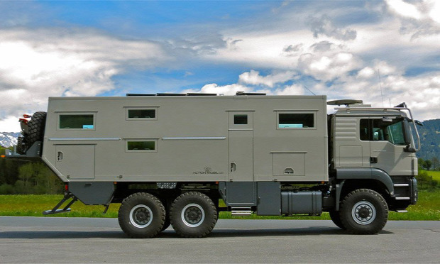 Kütyülógia Action mobil Globecriuser 7500 terepjáró lakóautó teherautó