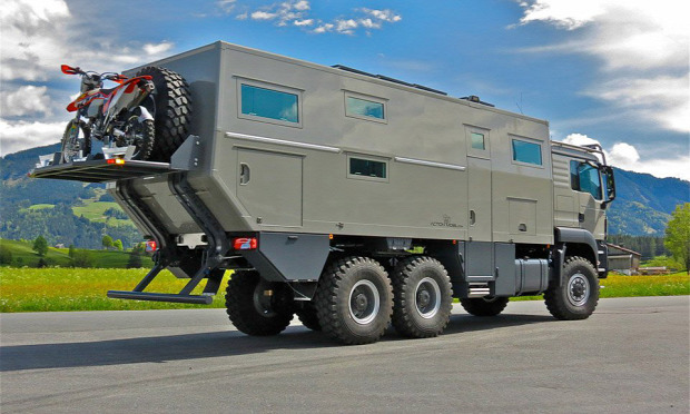 Kütyülógia Action mobil Globecriuser 7500 terepjáró lakóautó teherautó