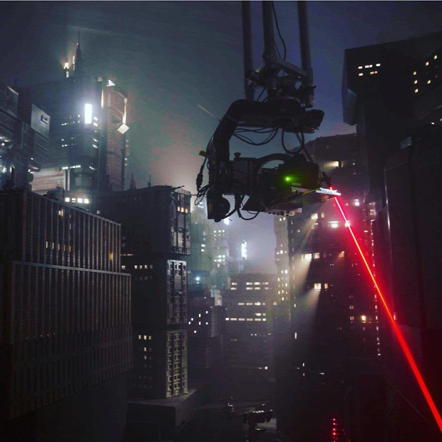 A világ érdekes Blade Runner 2049 miniatűr trükk makett