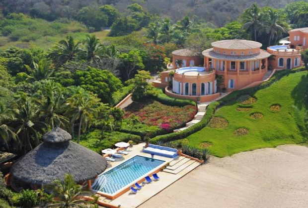 Cuixmala Mexikó lodge paradicsom bérelhető villa