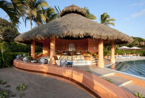 A világ érdekes Cuixmala Mexikó lodge paradicsom bérelhető villa