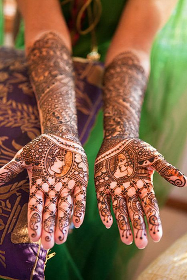 A világ érdekes India henna festés tetoválás