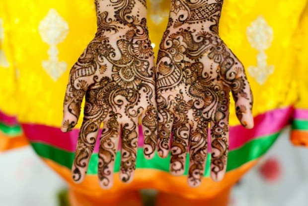 A világ érdekes India henna festés tetoválás
