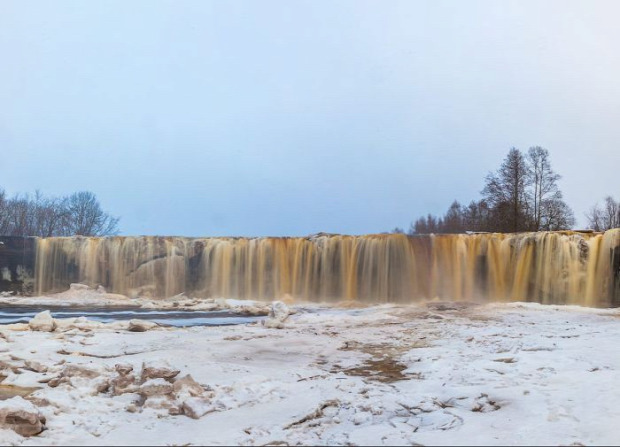 A világ érdekes Észtország vízesés Jagala