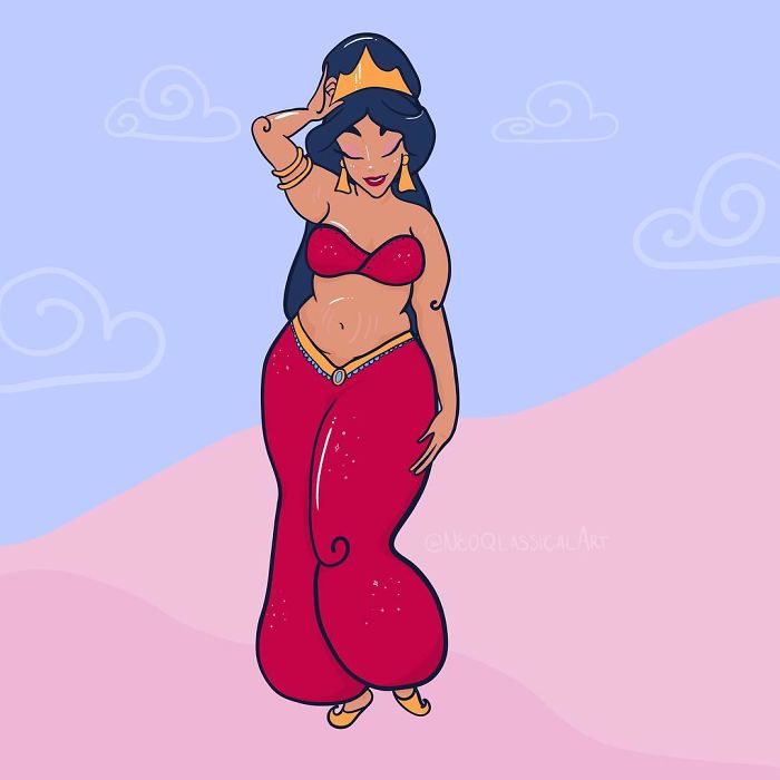 disney hercegnő karakter plus-size