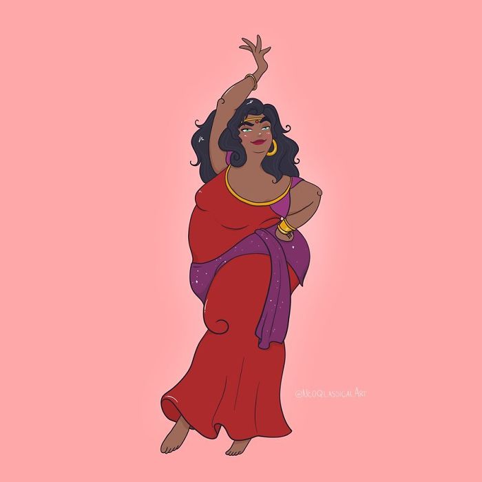 disney hercegnő karakter plus-size
