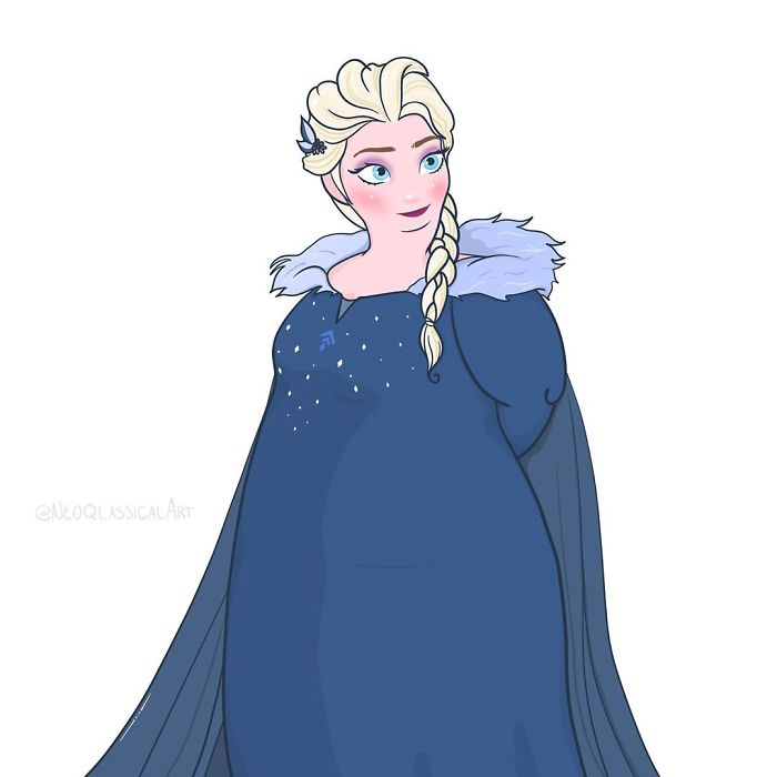 disney hercegnő karakter plus-size