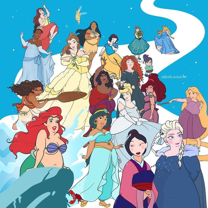 disney hercegnő karakter plus-size