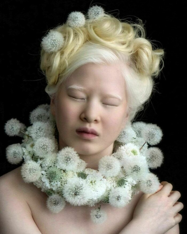 albinó lány kínai modell
