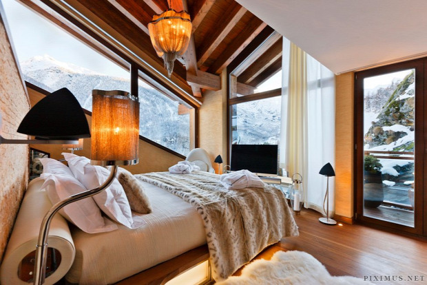 A világ érdekes faház luxus Svájc villa