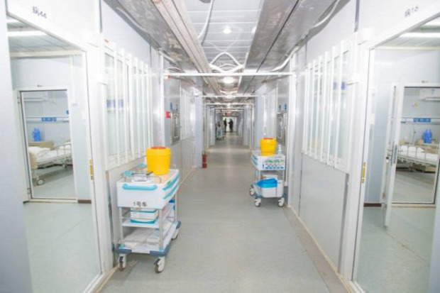 Kína korona vírus kórház