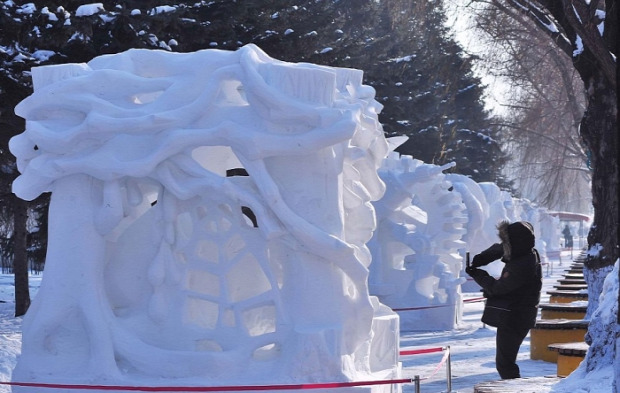 A világ érdekes Kína Harbin hó jég fesztivál