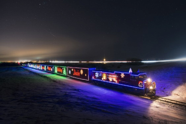 a világ érdekes Kanada Canadian Pacific vasút karácsonyi jótékonyság