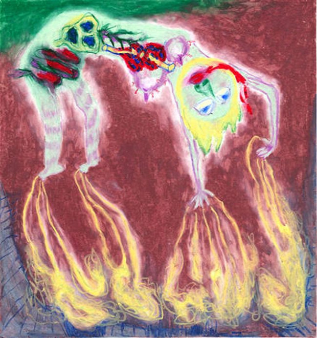 A világ érdekes betegség festmény rajz skizofrénia