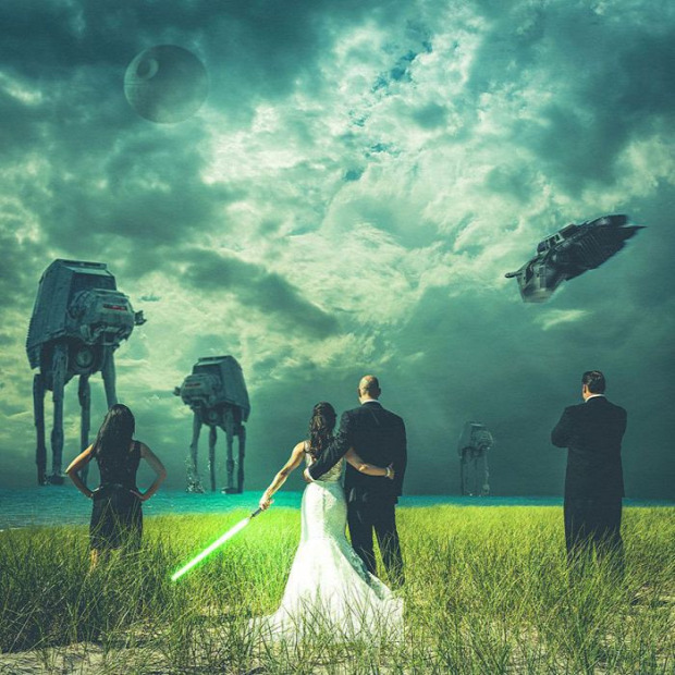 A világ érdekes vicces esküvő esküvői kép esküvői fotó üldözés menekülés